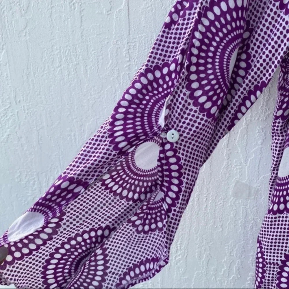 Dress open sleeve M purple Yoha - Picture 3 of 6